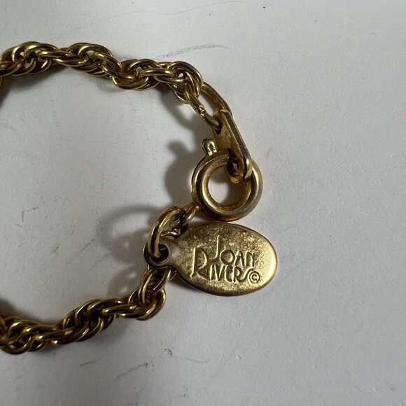 Joan Rivers Gold-Tone Red Crystal Egg Pendant Necklace With Rhinestones & Chain - Picture 2 of 3